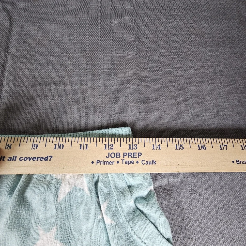 Cuddl Duds 2 piece pj / loungewear turquoise/white‎ stars long sleeve Size S